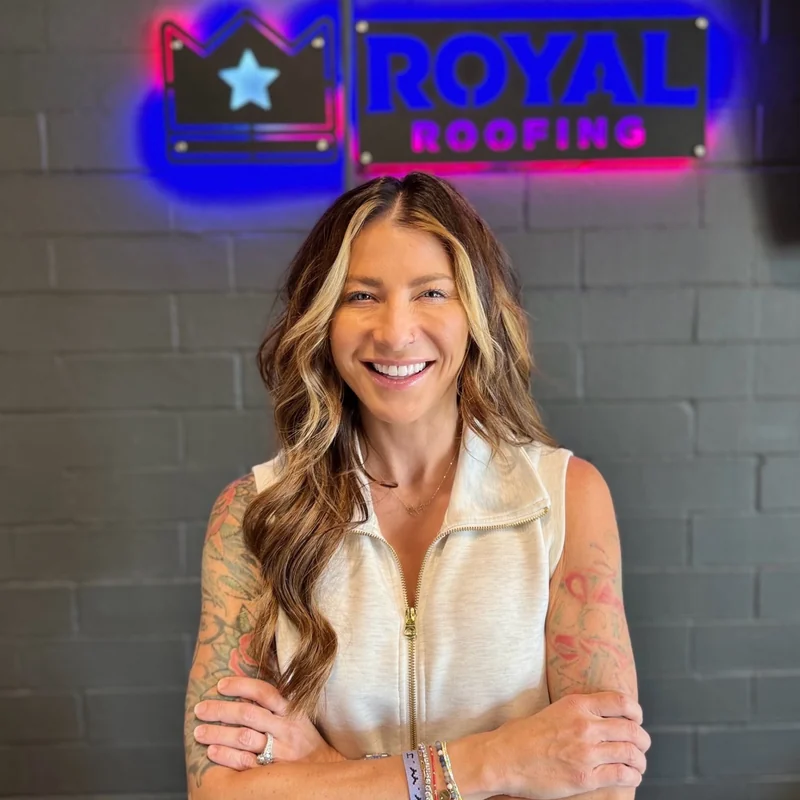 Heather Hitchcock, owner of Royal Roofing of Texas.